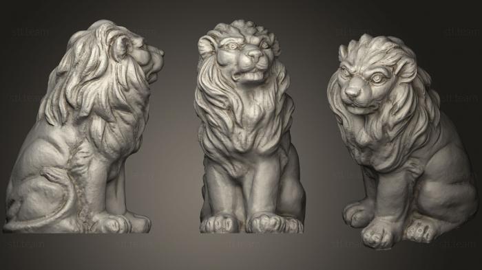 Статуэтки львы тигры сфинксы Скульптура льва (1)